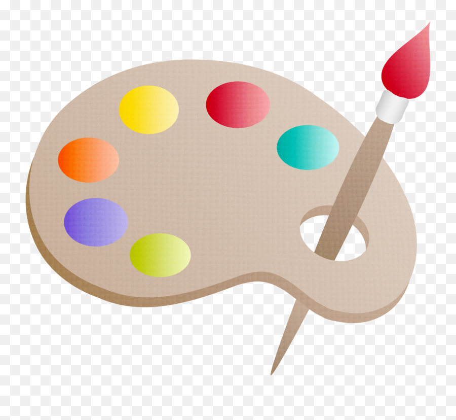 Creative Clipart Paint Palette Creative Paint Palette - Transparent Paint Clip Art Emoji,Paint Palette Emoji