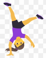 Emoji Woman Doing Cartwheels - Emoji Doing Cartwheel,Copy Paste Emojis For Facebook Chinese Girl