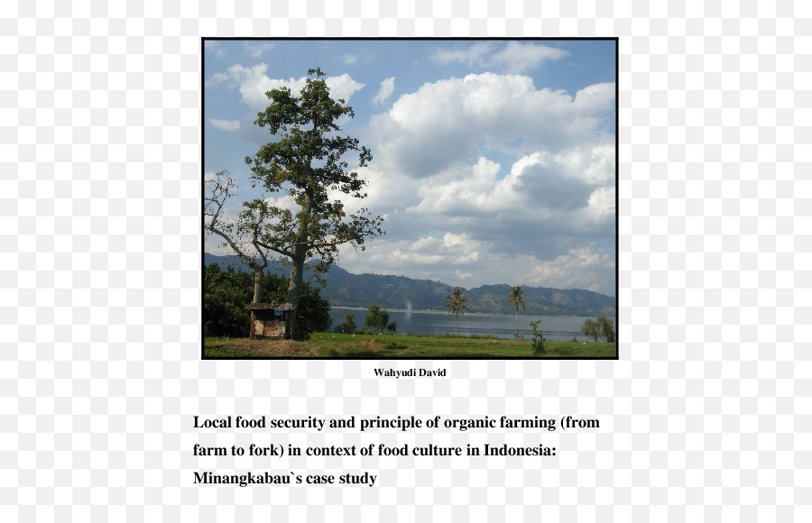 Pdf Local Food Security And Principle Of Organic Farming Emoji,Partly Cloudy Emotion