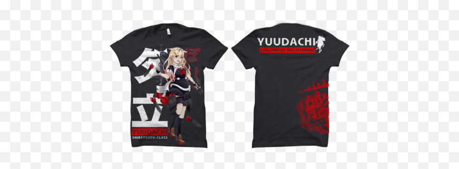 Terjual Anime Waifu T - Shirt Kaskus Emoji,Kancolle Yuudachi Emoticon