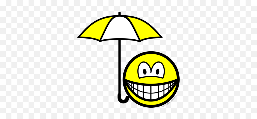 Umbrella Smile Smilies Emofacescom - Smile Cigar Emoji,Weather Emoticon