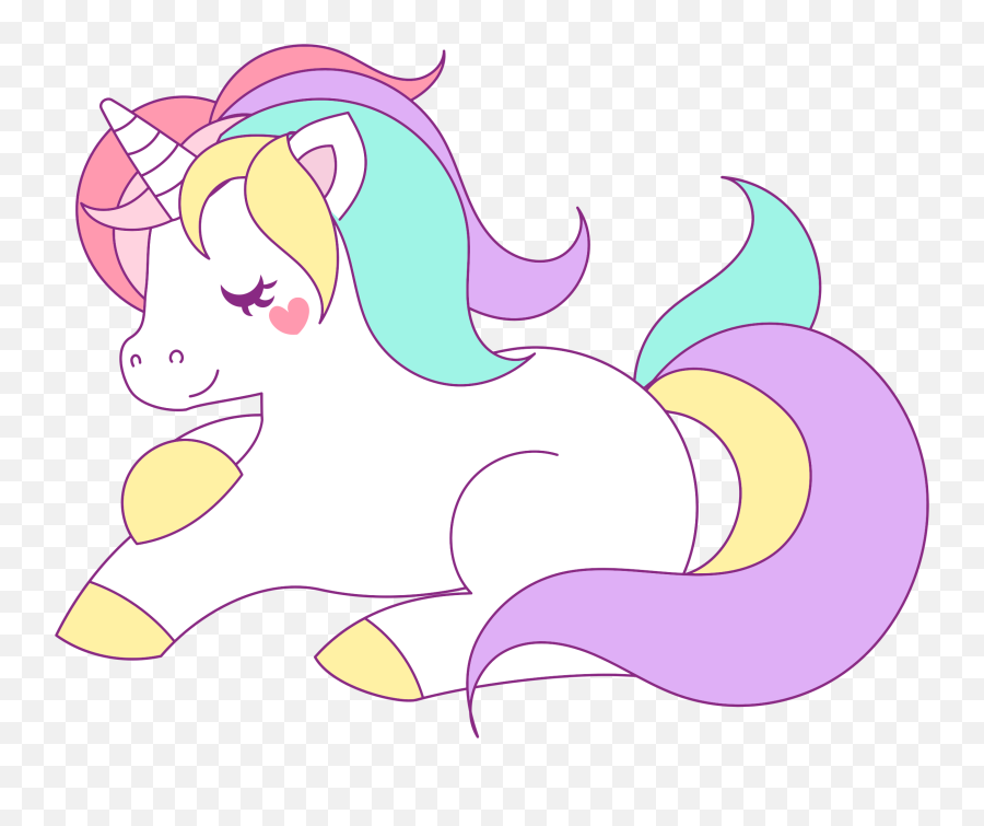 Pastel Unicorn Clipart Free Download Transparent Png - Baby Unicorn Png Emoji,Unicorn Head Emoji