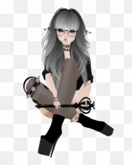 90 Imvu Grudge Ideas Imvu Virtual Girl Gothic Anime - Emo Girl Fanart Emoji,Imvu Emoji