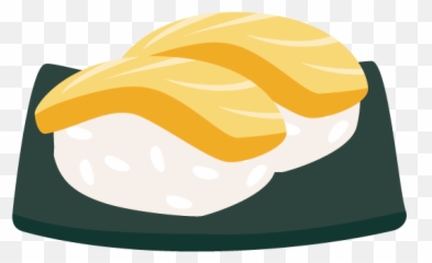 Cartoon Sushi Transparent Clipart - Sushi Clipart Png Transparent Background Emoji,Sushi Emoji Png