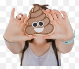 Woman Holding Poop Case Transparent Image For Free Download Emoji,Where Is The Painting Nails Emoji