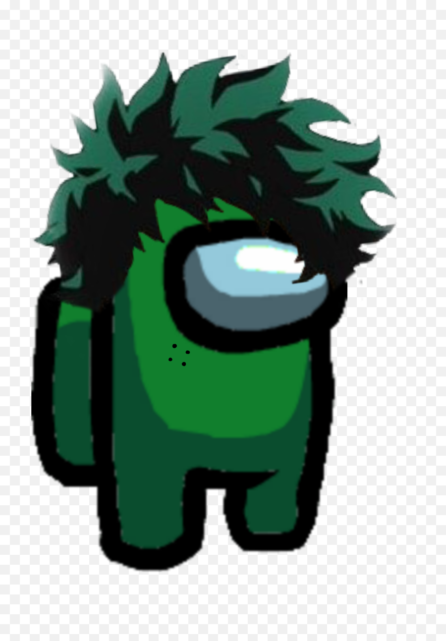 Deku Midoriya Izuku Izuku Midoriya - Izuku As Among Us Emoji,Deku Emoji