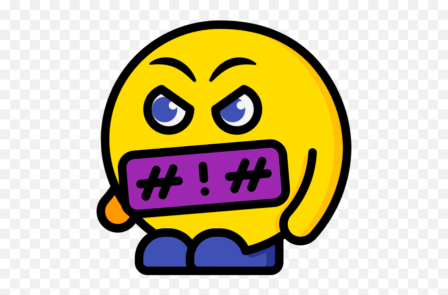 Swearing - Free People Icons Happy Emoji,Swear Emoji App