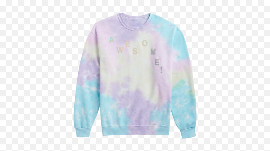 Unisex Sweatshirt Multicolor Tie Dye - Taylor Swift Awesome Sweatshirt Emoji,Sweatshirt Lyrics With Emojis