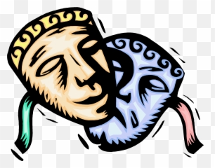 Drama Mask Happy And Mad 1 Emoji,Theater Mask Emoji