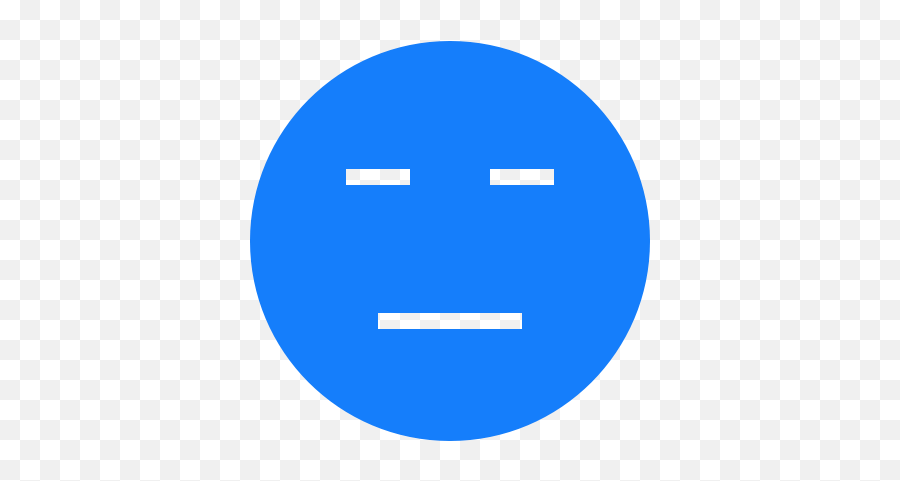 Neutral Face Icon - Happy Emoji,Straight Face Emoji