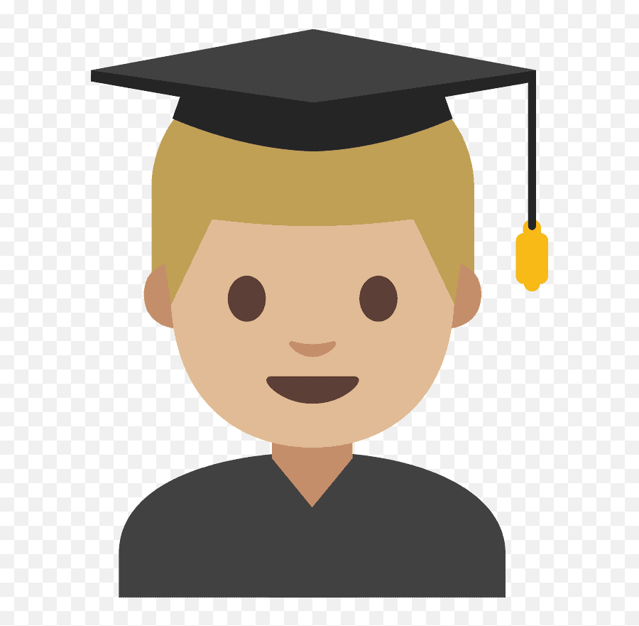 Man Student Emoji Clipart - Clipart Graduation Girl Face Graduated Student Clipart Girl,College Emoji