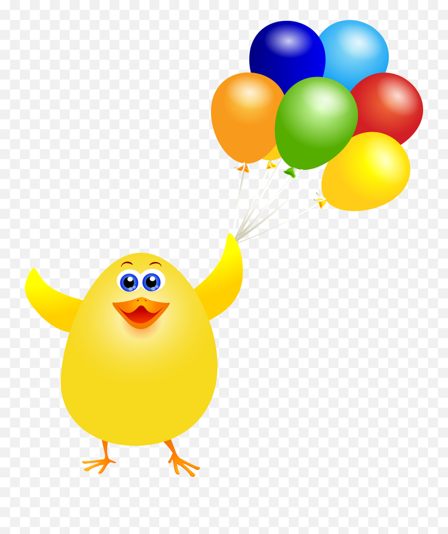 Free Toy Chicken Cliparts Download - Easter Balloons Clipart Emoji,Emoticon Chicken Little