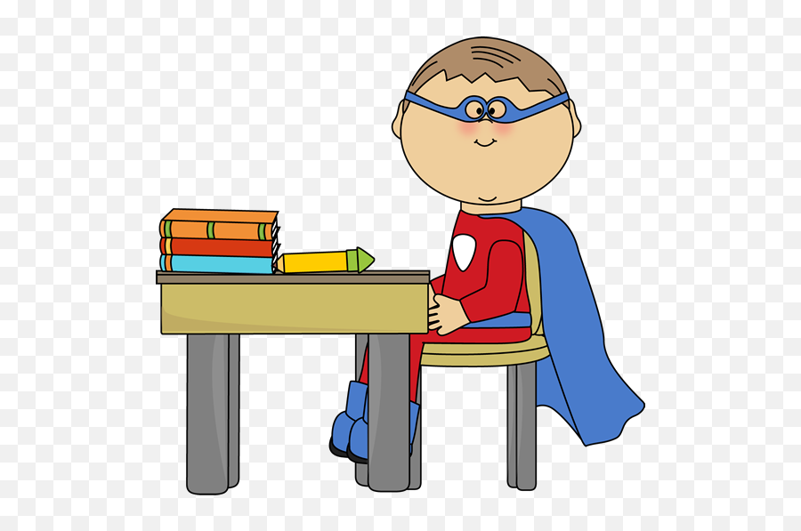 Superhero Clip Art - Superhero Kids Clip Art Superhero Images Cartoon Superhero At School Emoji,Kids Emotions Clipart