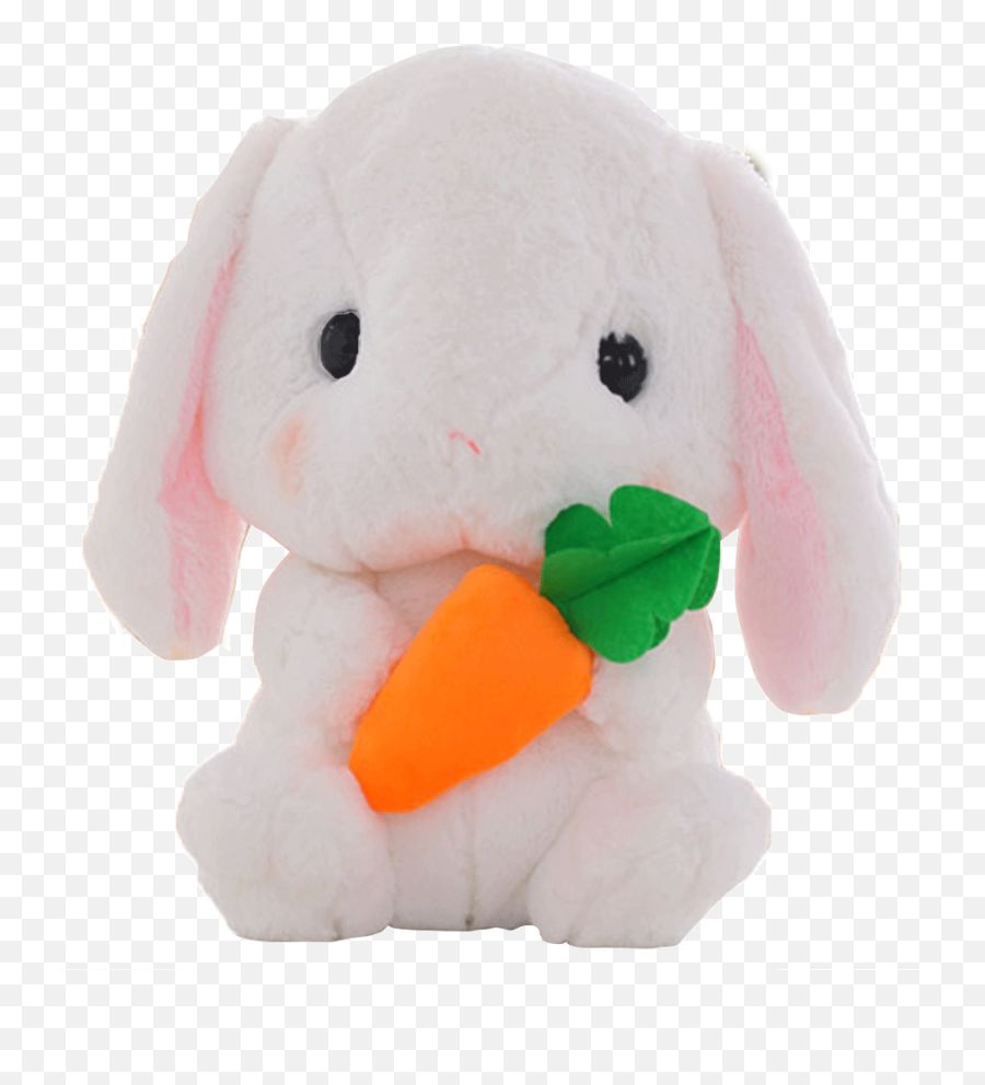 Baby Play Doll Cartoon Likable Rabbit With Carrot Design Soft Doll - Soft Emoji,Emoji Stuffed Toys