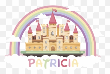 Sticker Cartone Animato Castello Fantasy Personalizzato - Girly Emoji,Diavoletto Emoticon