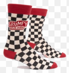 Menu0027s - The Gifted Type Blue Q Grumpy Old Man Socks Emoji,Emoji Socks Men