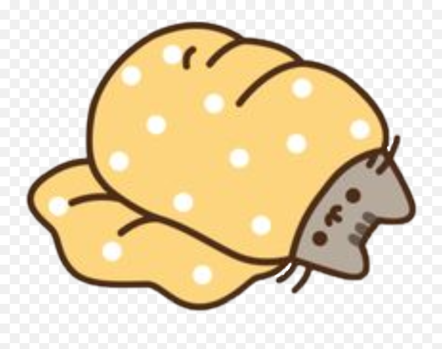 Pusheen Cute Blanket Burito Sticker - Funny Pusheen Emoji,Emoji Comforter Set