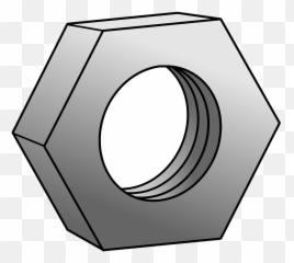 Hex Nut Clipart - Clipart Nut And Bolt Emoji,Screw Emoji