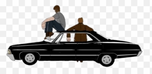 Supernatural Spn Dean Sam Sticker - Automotive Decal Emoji,Emojis That Represent Sam Winchester
