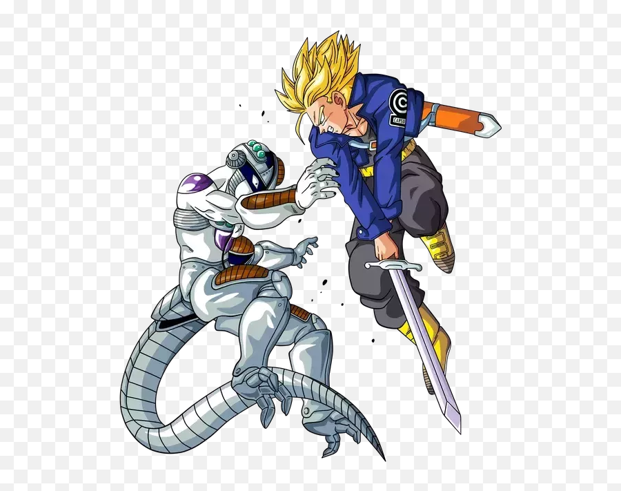 If Gohan Had Continued His Training After The Cell Saga Up - Trunks Vs Freezer Emoji,Vegeta Shot Through Heart With Heart Emojis