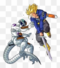 If Gohan Had Continued His Training After The Cell Saga Up - Trunks Vs Freezer Emoji,Vegeta Shot Through Heart With Heart Emojis