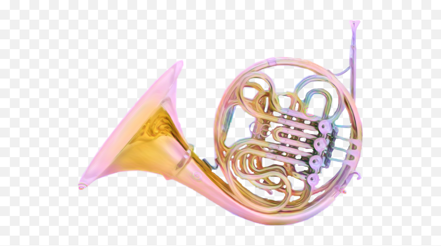 Frenchhorn Music Sticker - French Horn Emoji,French Horn Emoji