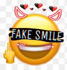 Fake Smile Emoji,Emojis Rizas Png