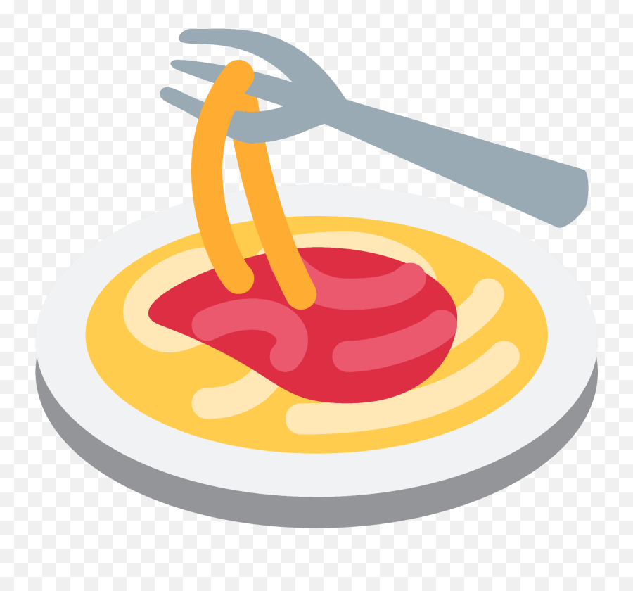 Spaghetti Emoji Clipart - Pasta Emoji,Asian Emoji