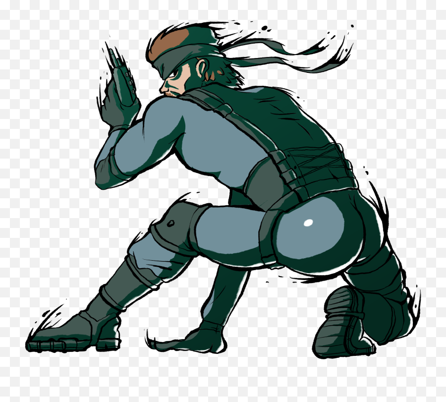 Solid Snake - Solid Snake Crawling Emoji,Kojima Solid Snake Human Emotions