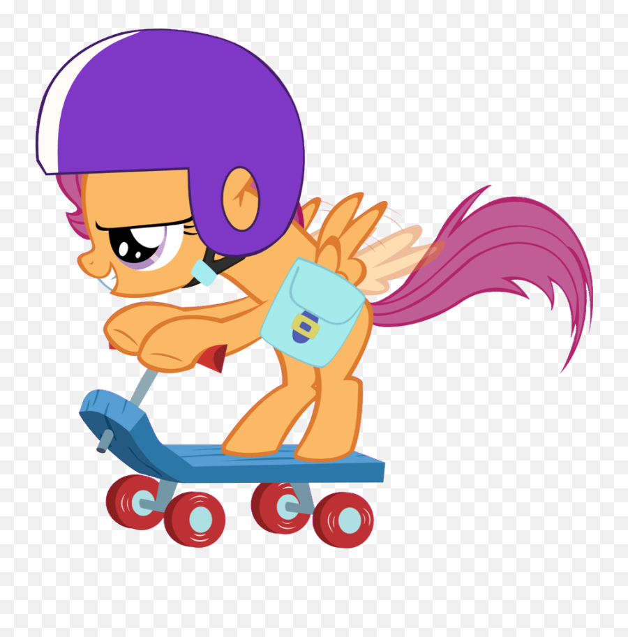 Top Ponies Mlp Cute Awesome Stickers For Android U0026 Ios - Mlp Scootaloo With Scooter Emoji,Catwoman Emoticons