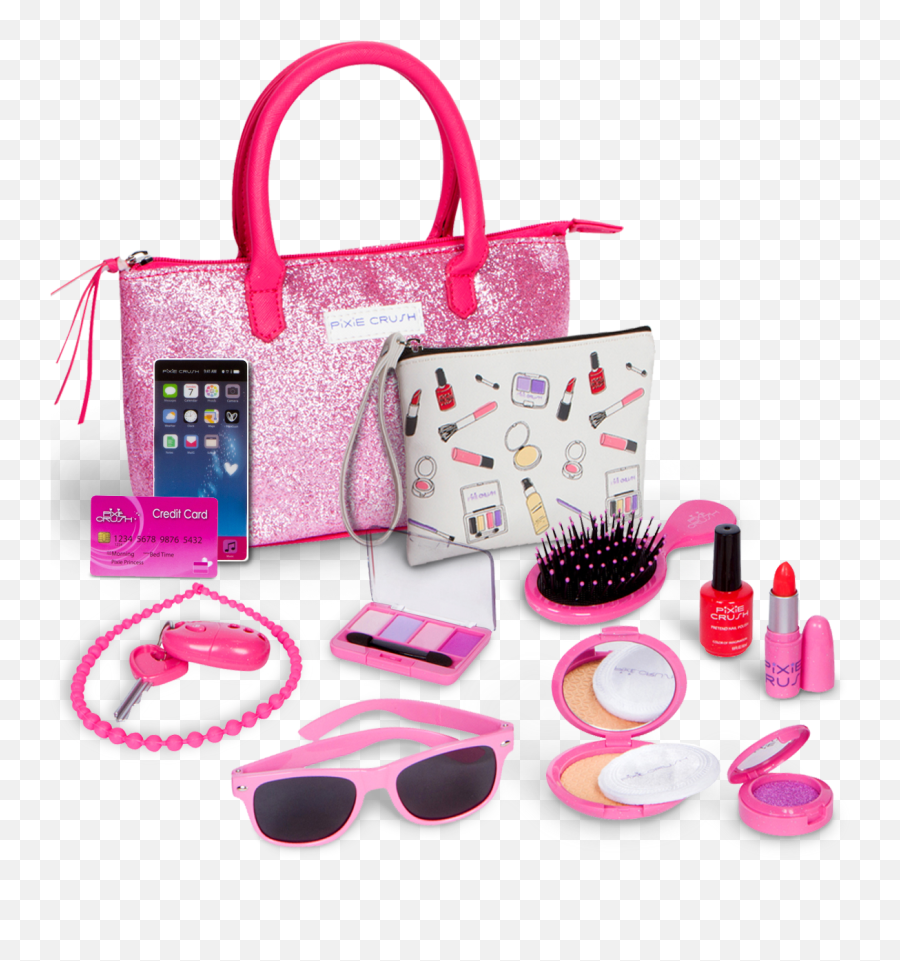 Deluxe Pink Sparkle Purse Pretend Play Emoji,Teste Emotion Bag