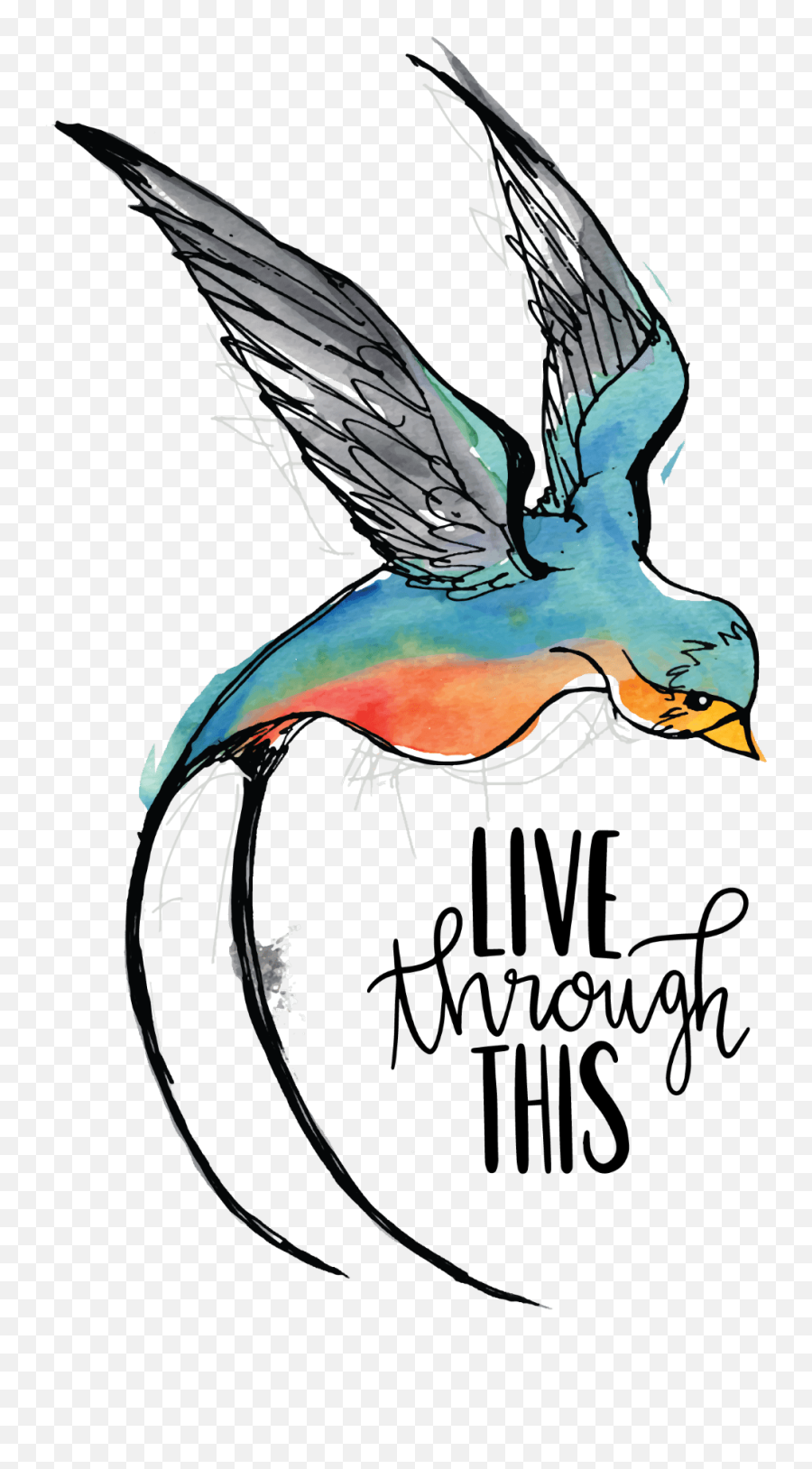 Kim Schwartz Live Through This - Live Through This Bird Emoji,Twitter Emojis Moshign