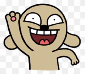 Brown Dog By Binh Pham - Facebook Laughing Dog Sticker Emoji,Facebook Dog Emoji