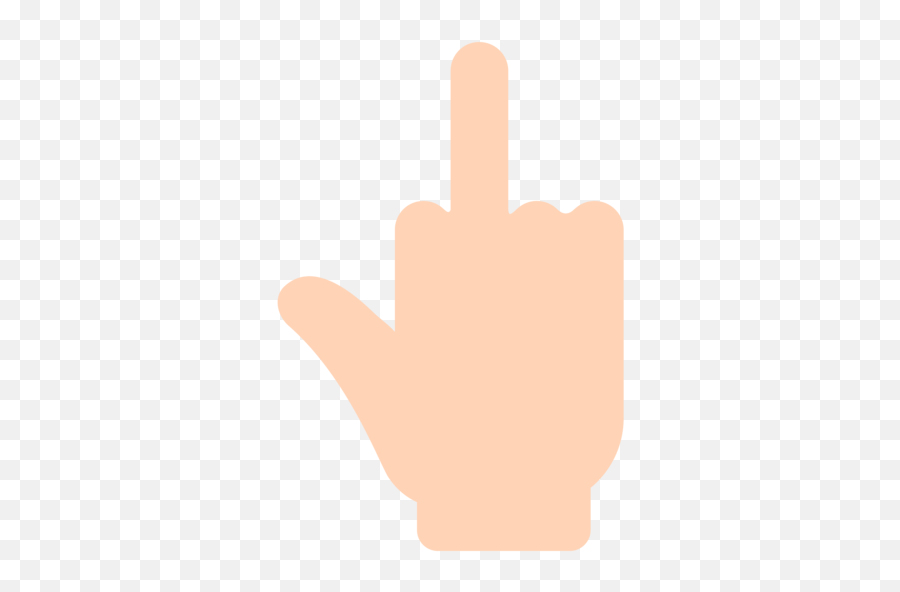 Middle Finger Emoji - Middle Finger With Thumb Emoji,Flip Off Emoji
