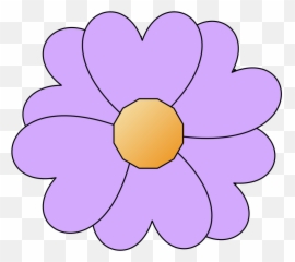 Simple Flower Clip Art Drawing Free - Girly Emoji,Clip Arts That Provoke Emotions