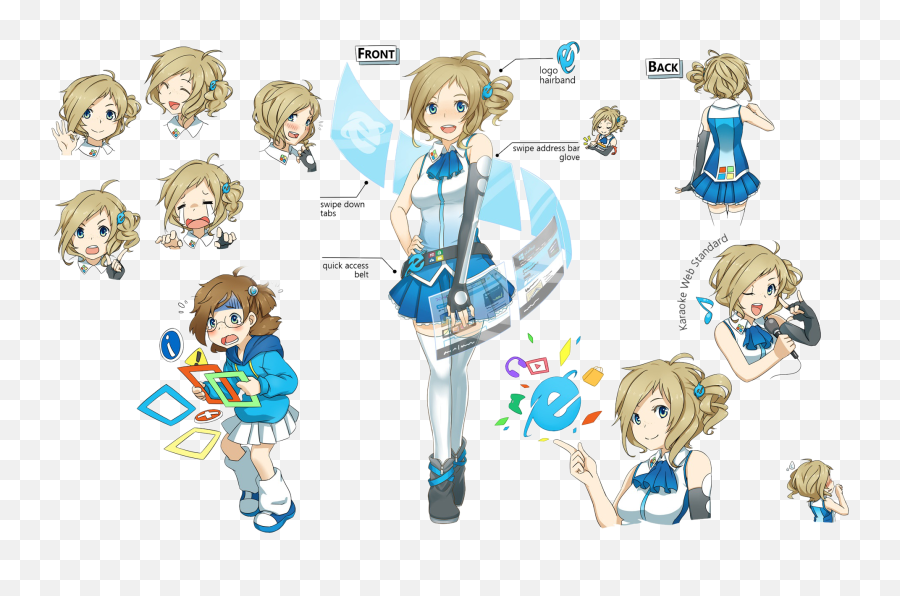 Internet Explorer Chan Hentai Png Image - Internet Explorer Anime Version Emoji,Inori Aizawa Emoticons