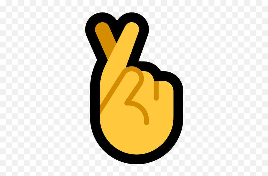 Emoji Image Resource Download - Sign Language,Fingers Crossed Emoji Transparent