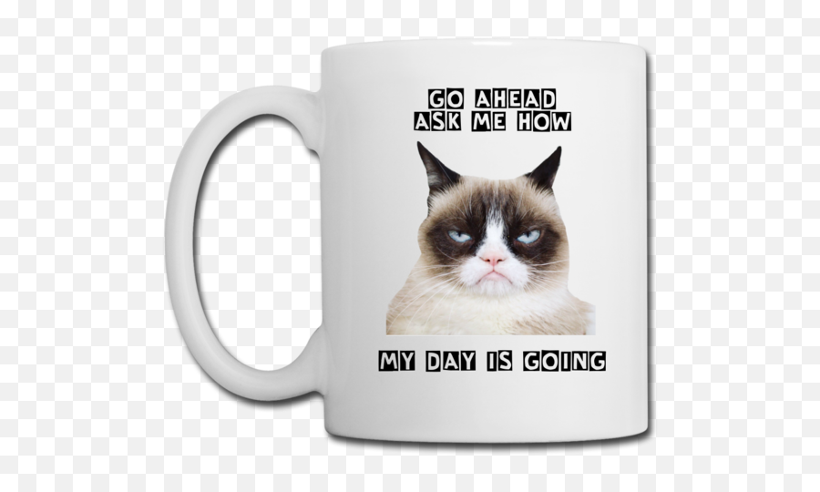 Catalog U2013 No Dogz Allowed - Mug Emoji,Grey Cat Emoji