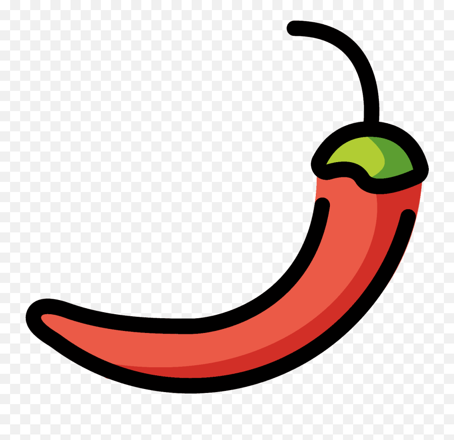 Hot Pepper Emoji - Pimenta Emoji,Heat Emoji