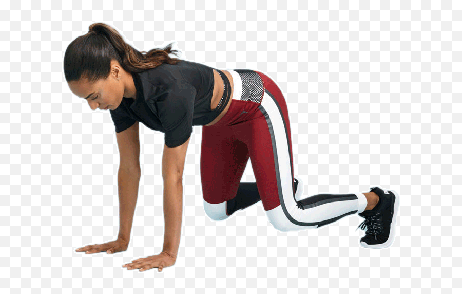 Get A Full - Body Hiit Workout At Home Bear Crawl Exercise Gifs Emoji,Best Emojis For Fitness
