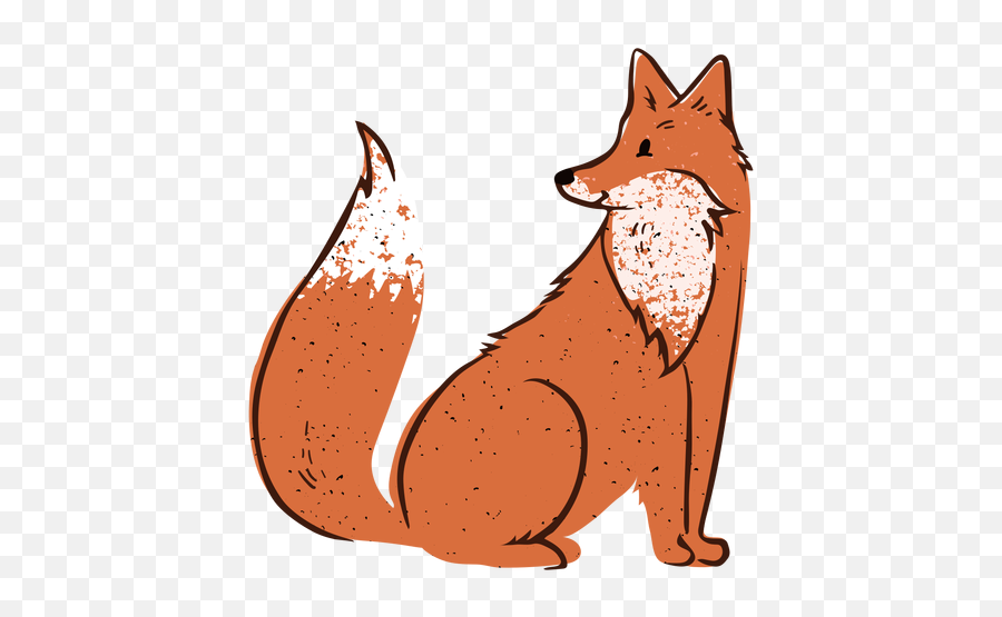 Looking Side Fox Valentine Transparent Png U0026 Svg Vector - Animal Figure Emoji,Fox Amnimal Emotions