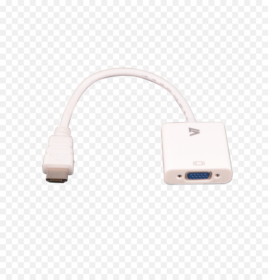 V7 White Video Adapter Hdmi Male To Vga Female - Portable Emoji,Male L&d Physicians Emotion