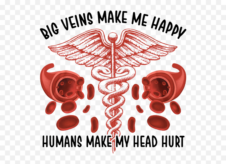 Big Veins Make Me Happy Humans Make My Head Hurt Nurse Emoji,Iphone Emoji Hurt