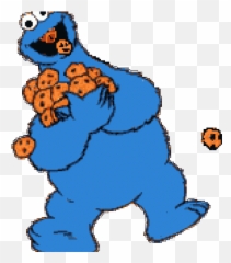 Cookie Monster Clipart Cookie Platter - Cookie Monster Emoji,Cookie Mknstwr Emoji