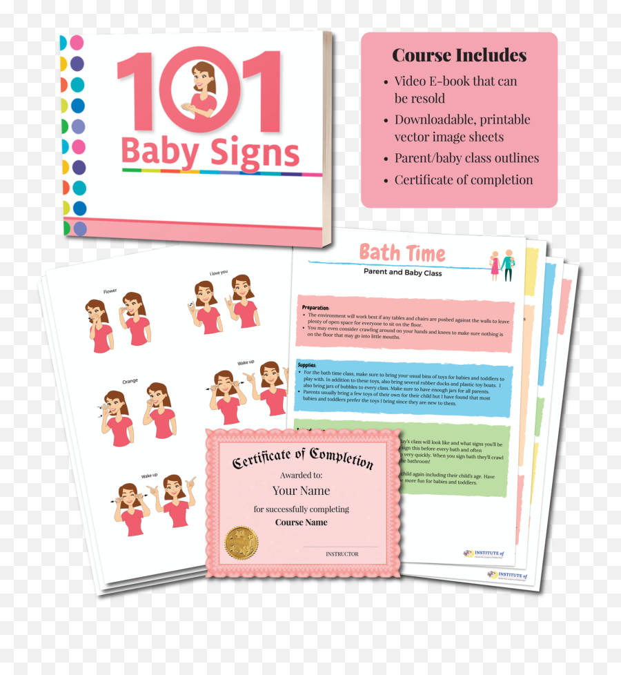 Baby Sign Language Educator Course - Institute Of Pediatric Emoji,The I Love You Sign Emoticon