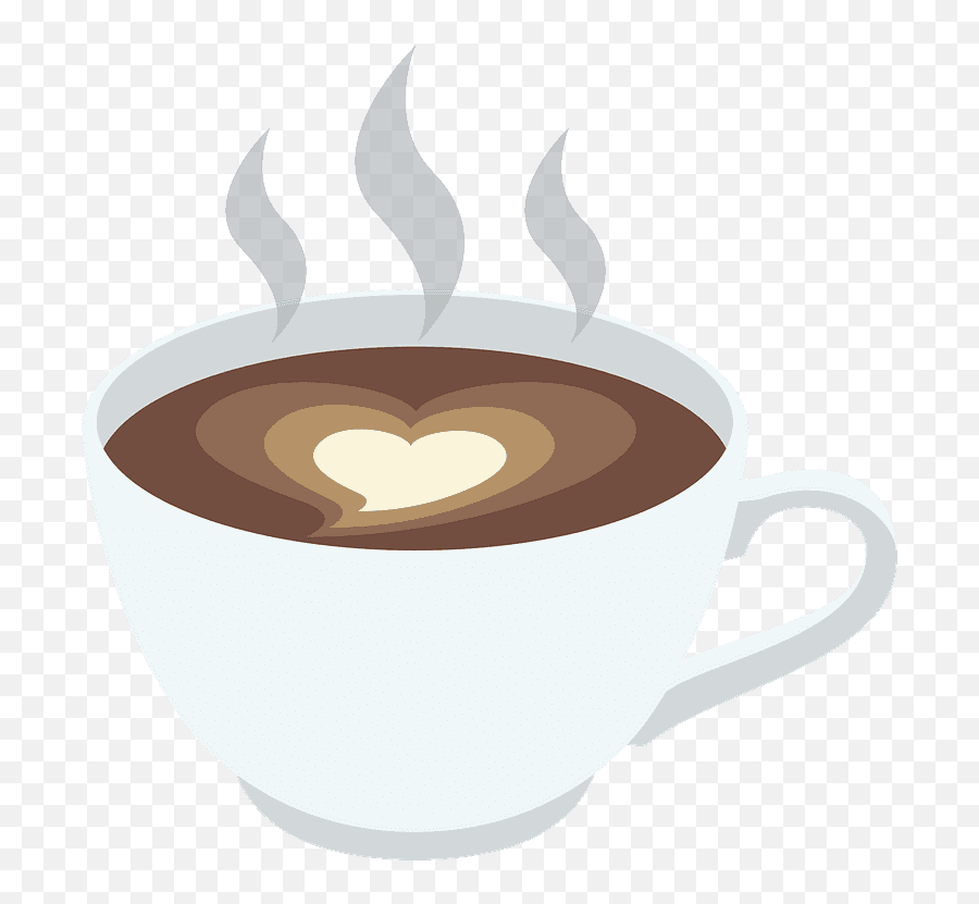 Hot Beverage Emoji Clipart - Hot Drink Emoji,Coffee Cup Emoji