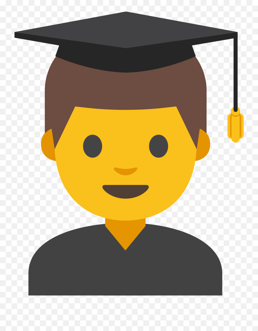 Emoji Clipart Graduation Emoji Graduation Transparent Free - Student Emoji,Cap Emoji