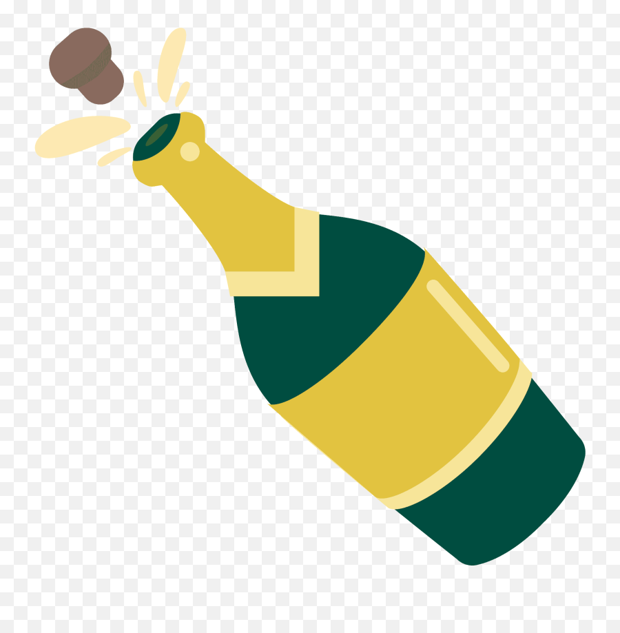 Bouteille De Champagne Image Clipart Téléchargement Gratuit - Open Wine Bottle Clipart Png Emoji,Emoji Pop 142