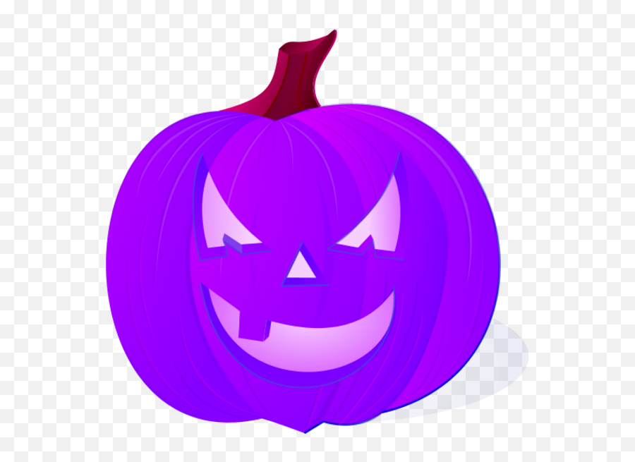 Download Purple Pumpkin Clip Art For Purple Pumpkin Clip Art - Cartoon Pumpkins Transparent Background Emoji,Jack O Lantern Emoji
