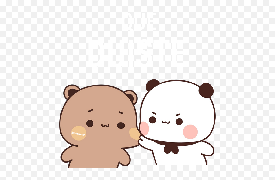 Sticker Maker - Brown Y Sugar Couple Emoji,Boneka Emoticon Line